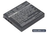 Logitech G7 Laser Cordless Mouse Replacement Battery, 3.7V, 600mAh, Li-ion 1