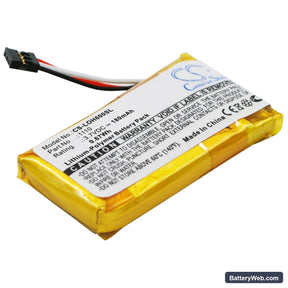 Logitech H600 981-000341 Replacement Battery, 3.7V, 180mAh, Li-Polymer 1