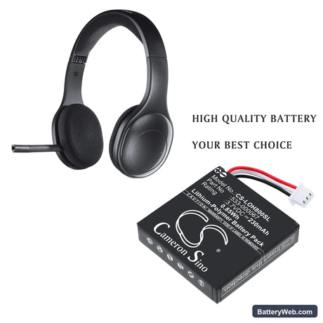 Synergy Replacement Battery, 3.7V, 230mAh, Li-Polymer 6