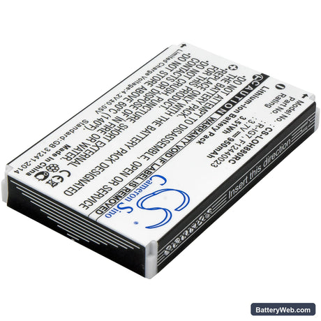 Harman Kardon TC30 Replacement Battery, 3.7V, 950mAh, Li-ion 2