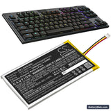 Logitech G913 Replacement Battery, 3.7V, 1500mAh, Li-Polymer 6