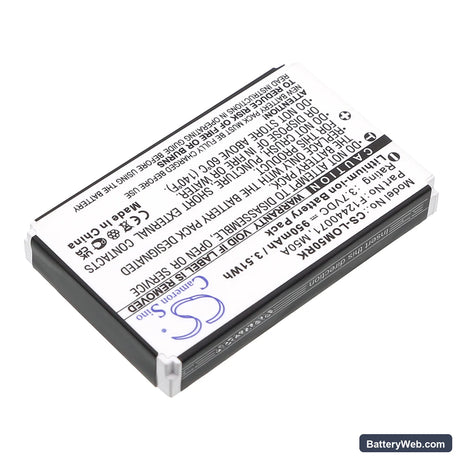 Logitech diNovo Edge Replacement Battery, 3.7V, 950mAh, Li-ion 2