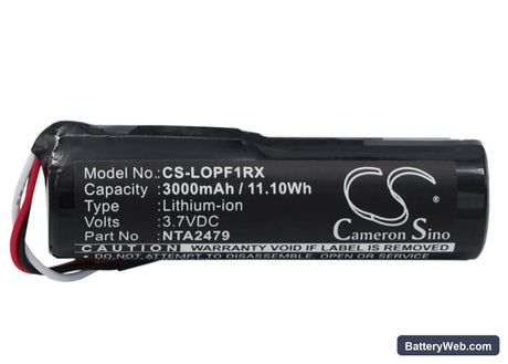 Logitech Pure-Fi Anywhere Speaker 1st Replacement Battery, 3.7V, 3000mAh, Li-ion 1