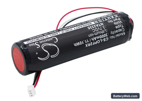 Logitech Pure-Fi Anywhere Speaker 2nd MM50 Replacement Battery, 3.7V, 3000mAh, Li-ion 3