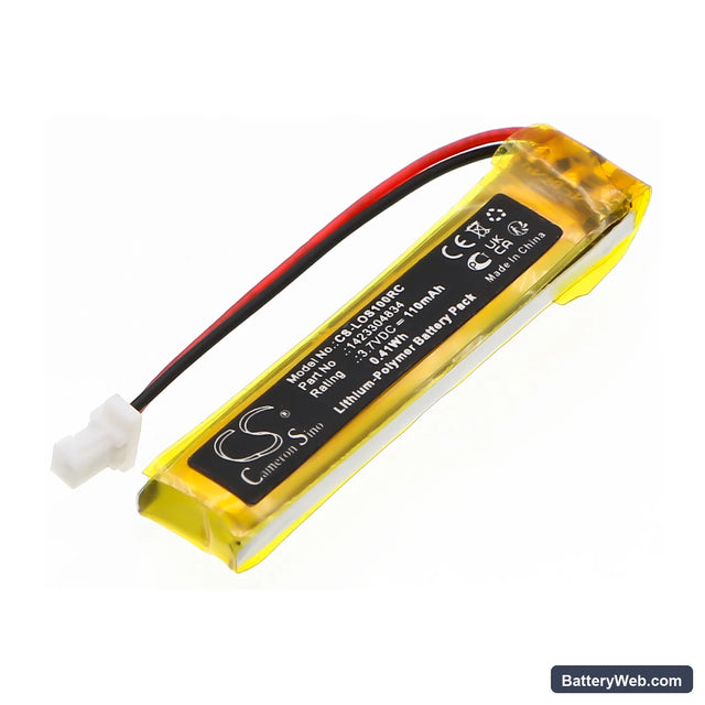 Logitech Spotlight Presentation Remote Replacement Battery, 3.7V, 110mAh, Li-Polymer 1