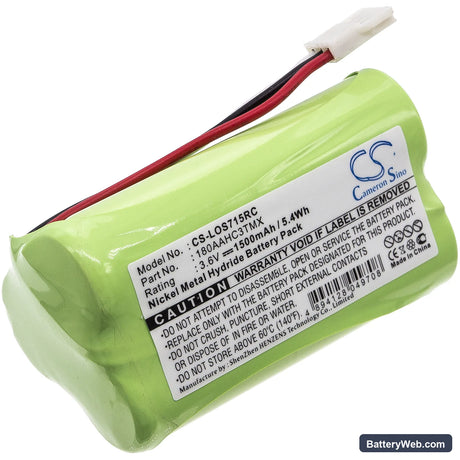 Logitech S715i Replacement Battery, 3.6V, 1500mAh, Ni-MH 1