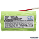 Logitech S715i Replacement Battery, 3.6V, 1500mAh, Ni-MH 3
