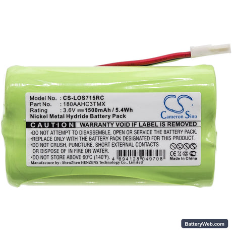 Logitech S715i Replacement Battery, 3.6V, 1500mAh, Ni-MH 3