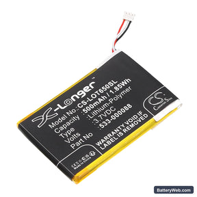 Teufel Real Blue NC Replacement Battery, 3.7V, 500mAh, Li-Polymer 1