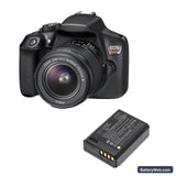 Canon EOS 1100D Replacement Battery, 7.4V, 1000mAh, Li-ion 6