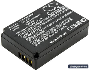 Canon EOS 100D Replacement Battery, 7.4V, 650mAh, Li-ion 1