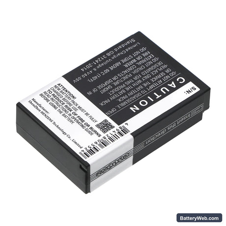 Canon EOS 100D Replacement Battery, 7.4V, 820mAh, Li-ion 4
