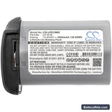 Canon EOS-1D Replacement Battery, 10.8V, 2600mAh, Li-ion 5