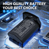 Canon EOS-1D MarkIII Replacement Battery, 11.1V, 2400mAh, Li-ion 7