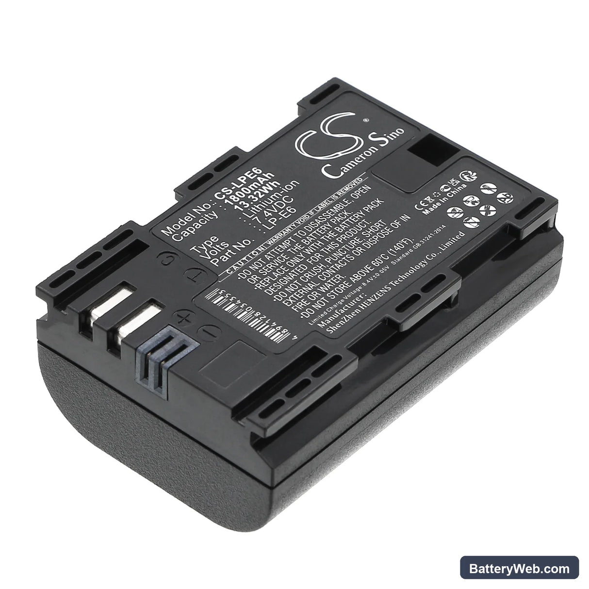 Tether Tools Air Direct Replacement Battery, 7.4V, 1800mAh, Li-ion 1