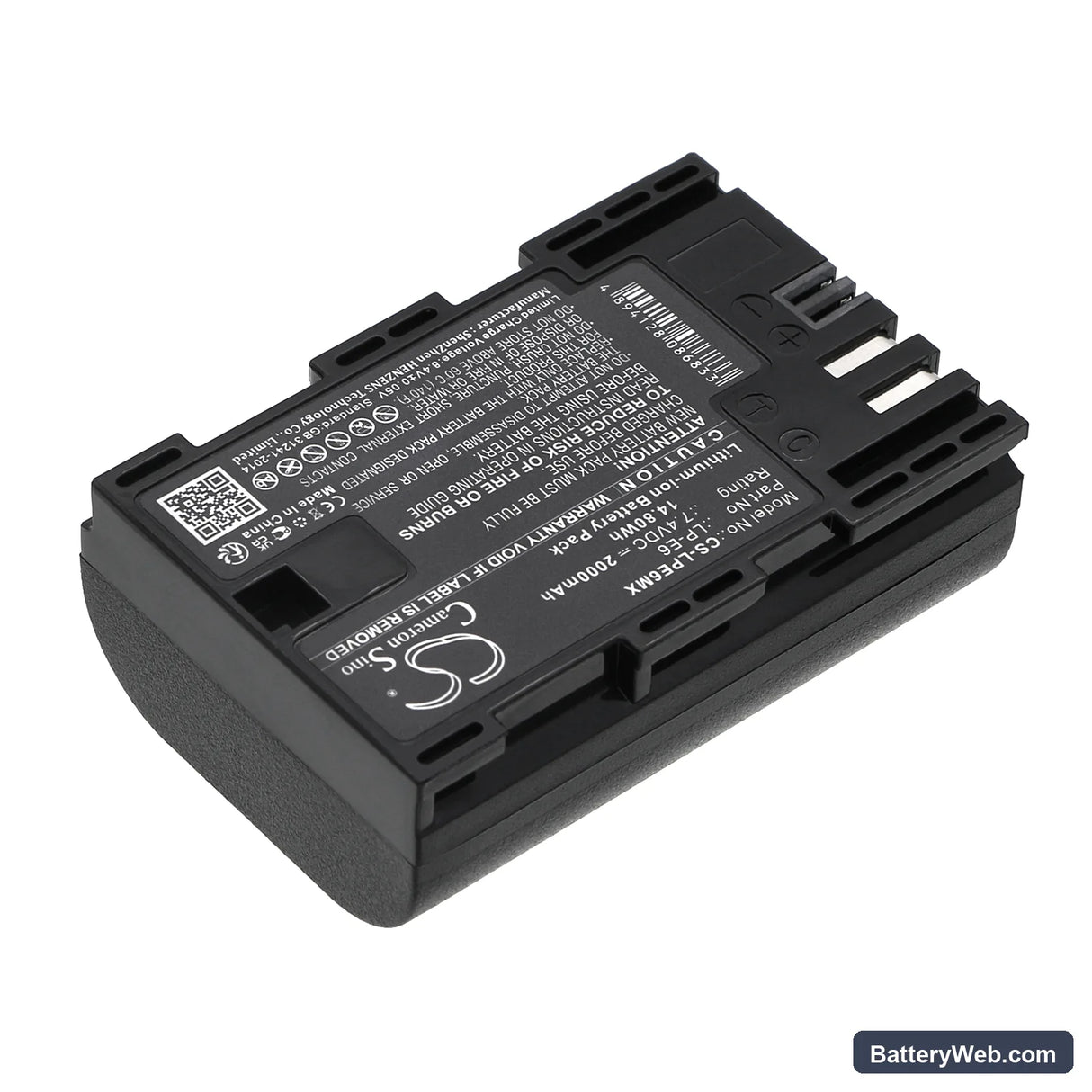 Tether Tools Air Direct Replacement Battery, 7.4V, 2000mAh, Li-ion 2