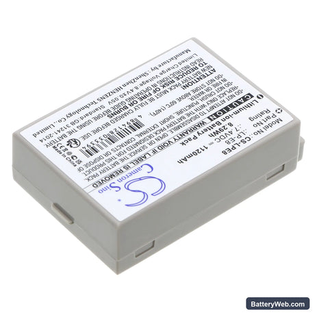 Canon EOS 550D Replacement Battery, 7.4V, 1120mAh, Li-ion 2