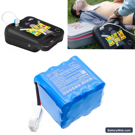 Life-Point Pro AED Replacement Battery, 12V, 4500mAh, Li-MnO2 6