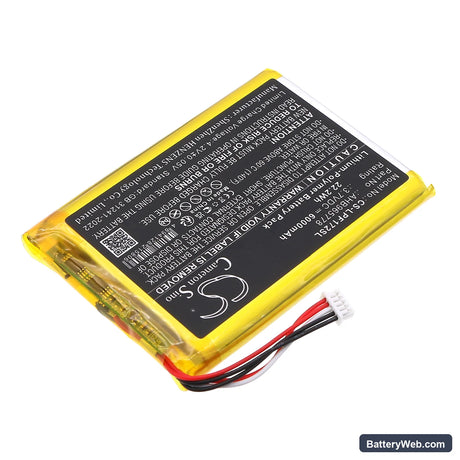 LeapFrog LF1726-2FHD Baby Monitor Replacement Battery, 3.7V, 6000mAh, Li-Polymer 2