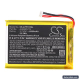 LeapFrog LF1726-2FHD Baby Monitor Replacement Battery, 3.7V, 6000mAh, Li-Polymer 3