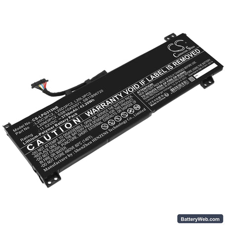 Lenovo IdeaPad Gaming 3 15ACH6 82K201EVMX Replacement Battery, 11.52V, 3750mAh, Li-Polymer 1