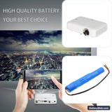 LG PH550 Replacement Battery, 7.4V, 3400mAh, Li-ion 6