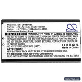 LG Music Flow P5 Replacement Battery, 3.7V, 1800mAh, Li-ion 3