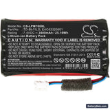LG Music Flow P7 Replacement Battery, 7.4V, 3400mAh, Li-ion 3