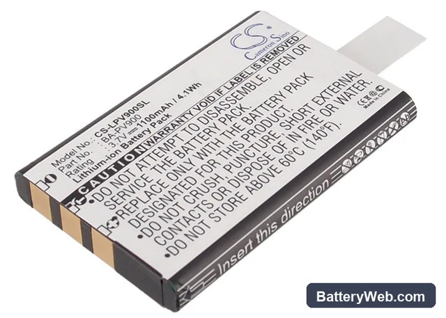 Lawmate PV-900 Replacement Battery, 3.7V, 1100mAh, Li-ion 1
