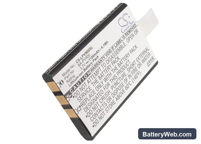 Lawmate PV-900 Replacement Battery, 3.7V, 1100mAh, Li-ion 5