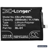 LG K8+ Replacement Battery, 3.85V, 2900mAh, Li-Polymer 3