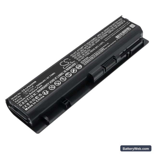 LG P430 Replacement Battery, 11.1V, 5200mAh, Li-ion 1