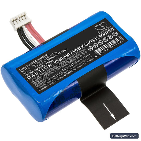 Ingenico APos A8 Replacement Battery, 7.4V, 2600mAh, Li-ion 1