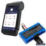 Ingenico APos A8 Replacement Battery, 7.4V, 2600mAh, Li-ion 6