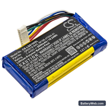 Qolsys IQ Panel Replacement Battery, 7.4V, 2600mAh, Li-Polymer 1