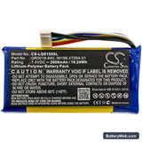 Qolsys IQ Panel Replacement Battery, 7.4V, 2600mAh, Li-Polymer 3