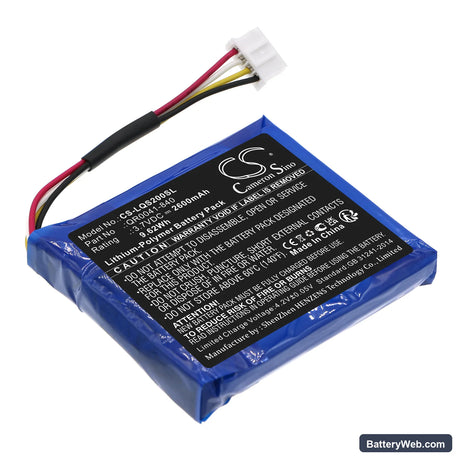Qolsys IQ Panel 2 Replacement Battery, 3.7V, 2600mAh, Li-Polymer 1