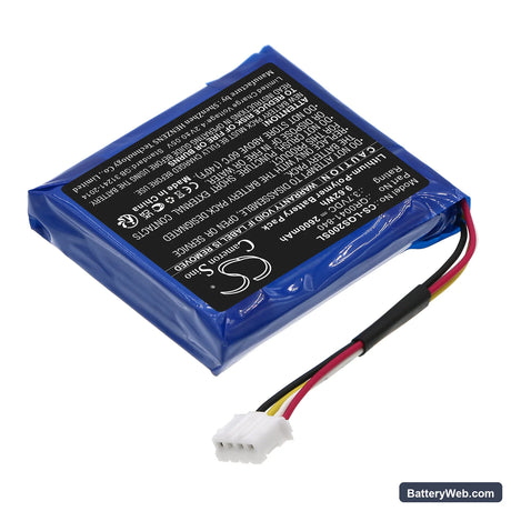 Qolsys IQ Panel 2 Replacement Battery, 3.7V, 2600mAh, Li-Polymer 2