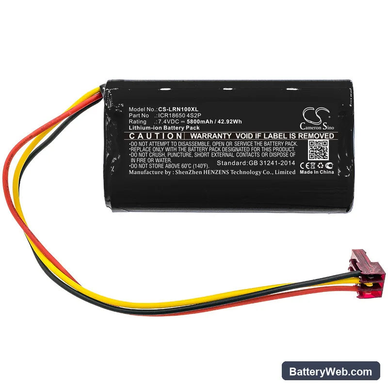 Lazer Runner Compatible 6800 mAh 4 Cell Li-Ion Battery Pack Replacement Battery, 7.4V, 5800mAh, Li-ion 3