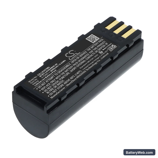 Honeywell 8800 Replacement Battery, 3.7V, 2600mAh, Li-ion 1