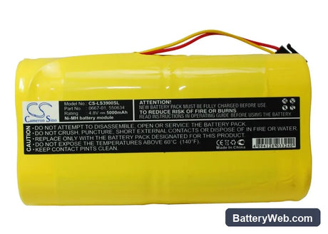 Laser Alignment 3900 Replacement Battery, 4.8V, 5000mAh, Ni-MH 5