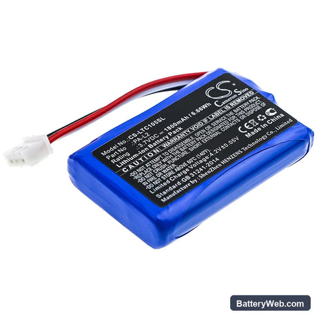 Labotect InControl 1050 Replacement Battery, 3.7V, 1800mAh, Li-ion 1