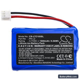 Labotect InControl 1050 Replacement Battery, 3.7V, 1800mAh, Li-ion 3