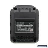 LUX-TOOLS ABS-12-Li Replacement Battery, 12V, 5000mAh, Li-ion 5