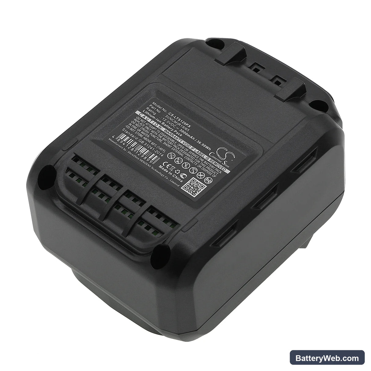 LUX-TOOLS ABS-12-Li Replacement Battery, 12V, 3000mAh, Li-ion 1