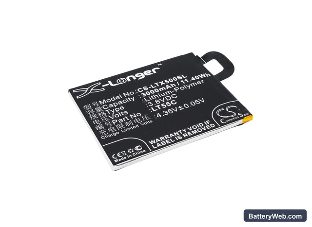 LeEco Le1s Replacement Battery, 3.8V, 3000mAh, Li-Polymer 1