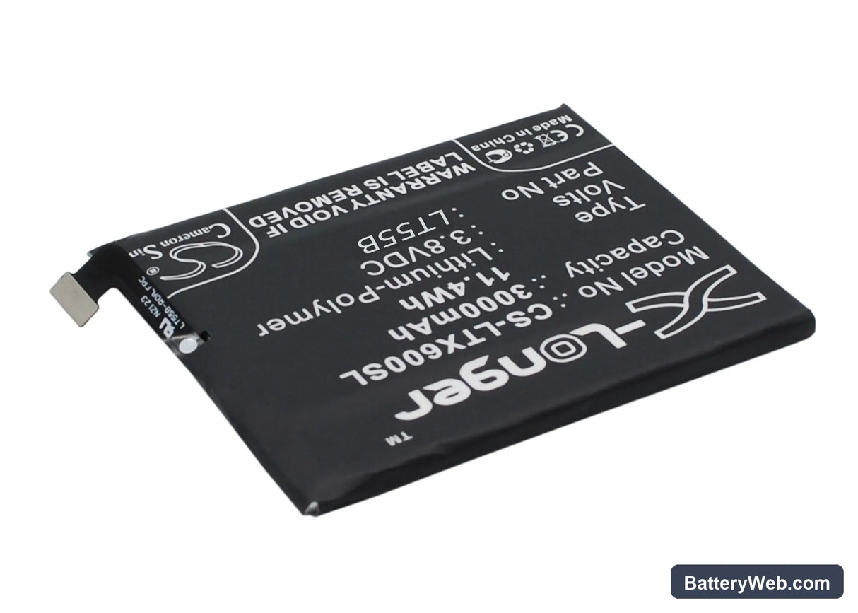 LeTV 1 Replacement Battery, 3.8V, 3000mAh, Li-Polymer 2
