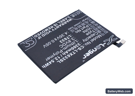 LeTV Max Replacement Battery, 3.8V, 3300mAh, Li-Polymer 2
