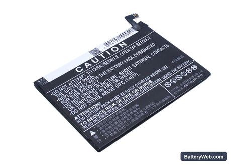 LeTV Max Replacement Battery, 3.8V, 3300mAh, Li-Polymer 3
