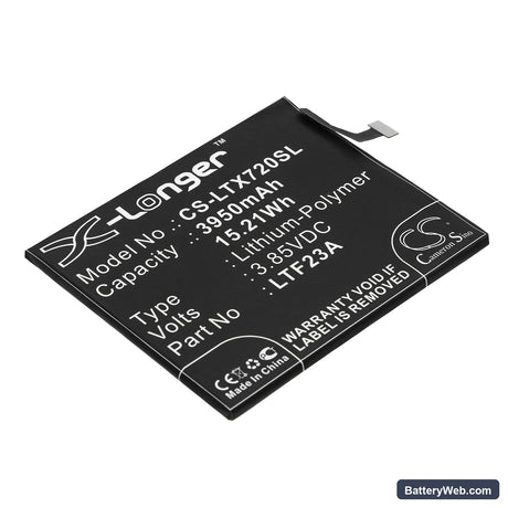 LeTV Le Pro 3 Replacement Battery, 3.85V, 3950mAh, Li-Polymer 1